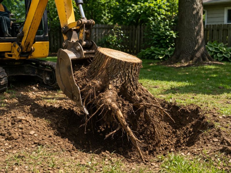 Tree Trunk Removal in Calvert County, MD