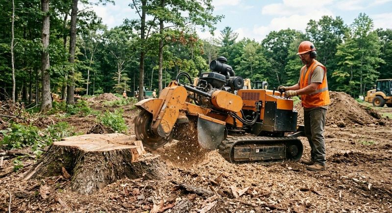 Commercial Stump Grinding in Waldorf, MD