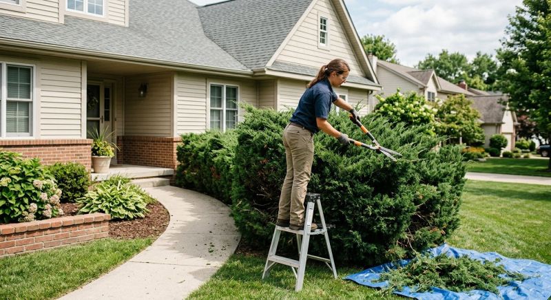 Honeysuckle Trimming in Rockwall, TX