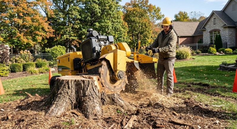 Stump Cutting in Calvert County, MD